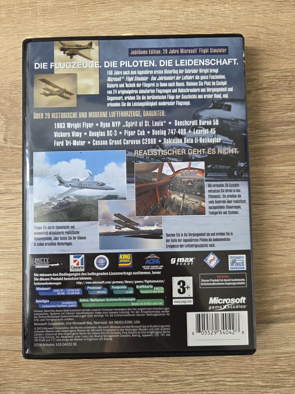 Microsoft Spiele: Microsoft Flight Simulator 2004 (4 CD) (German) - PC – Gebraucht aus Carouge GE von Franllo 1