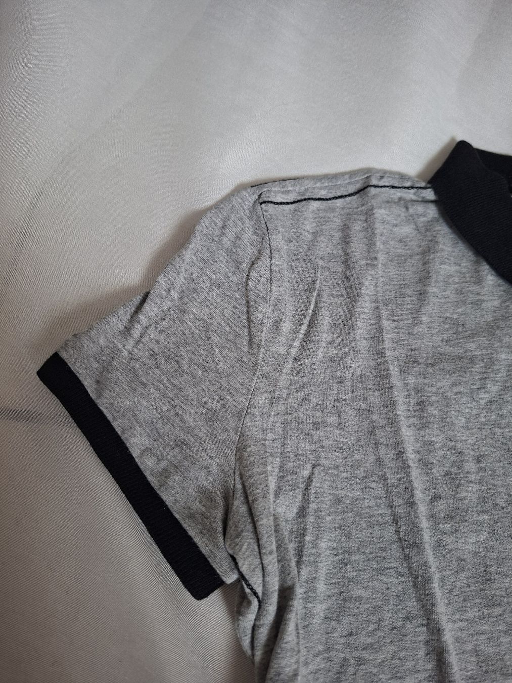 John Galliano Top: Top Galliano gris - Taille S/M – Usato da Lausanne venduto da Super-cerise 6