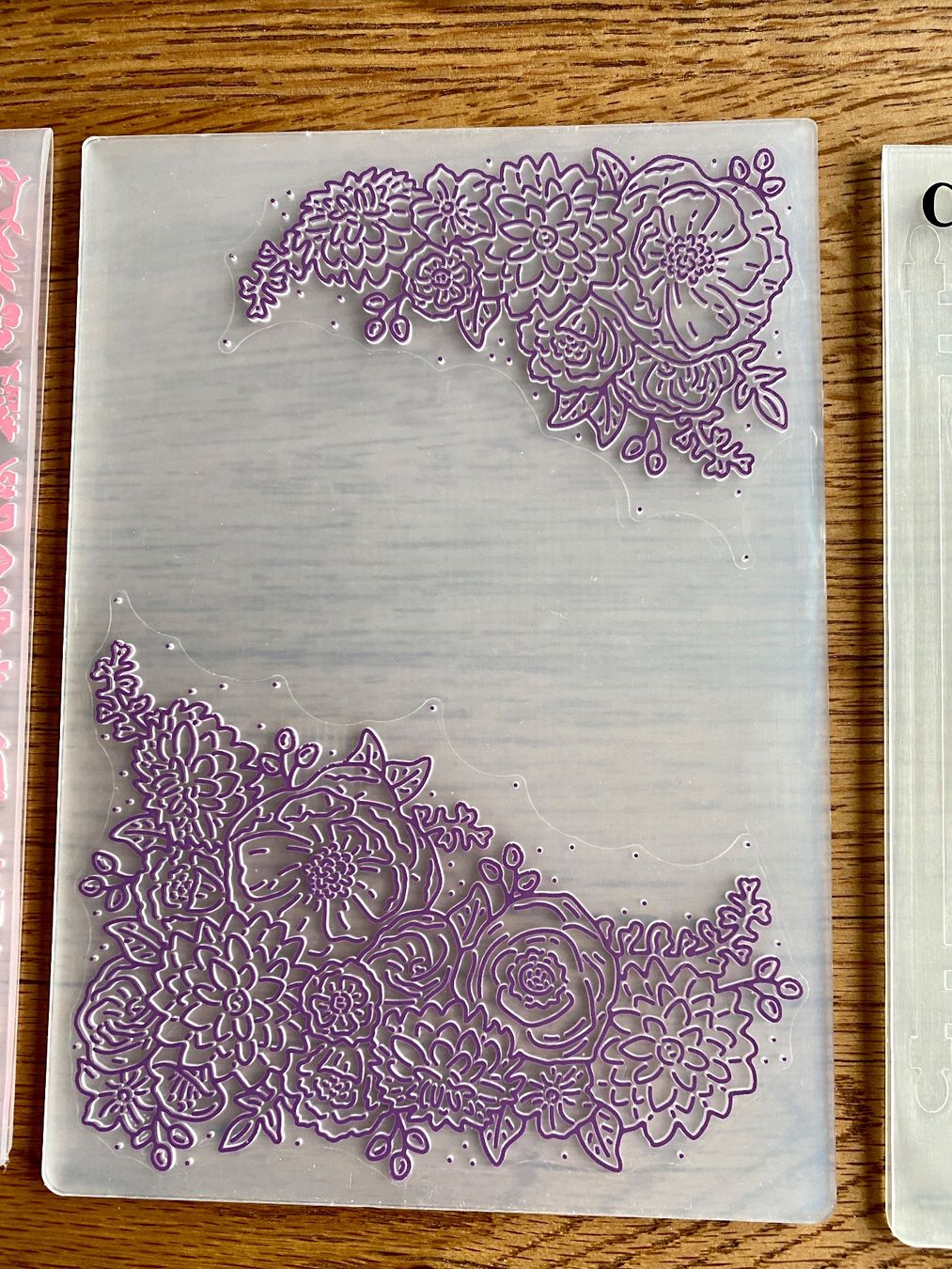 Sciablone: 3 Embossing Folders 5" W x 6" H – Usato da Dietlikon venduto da Kitaa 2