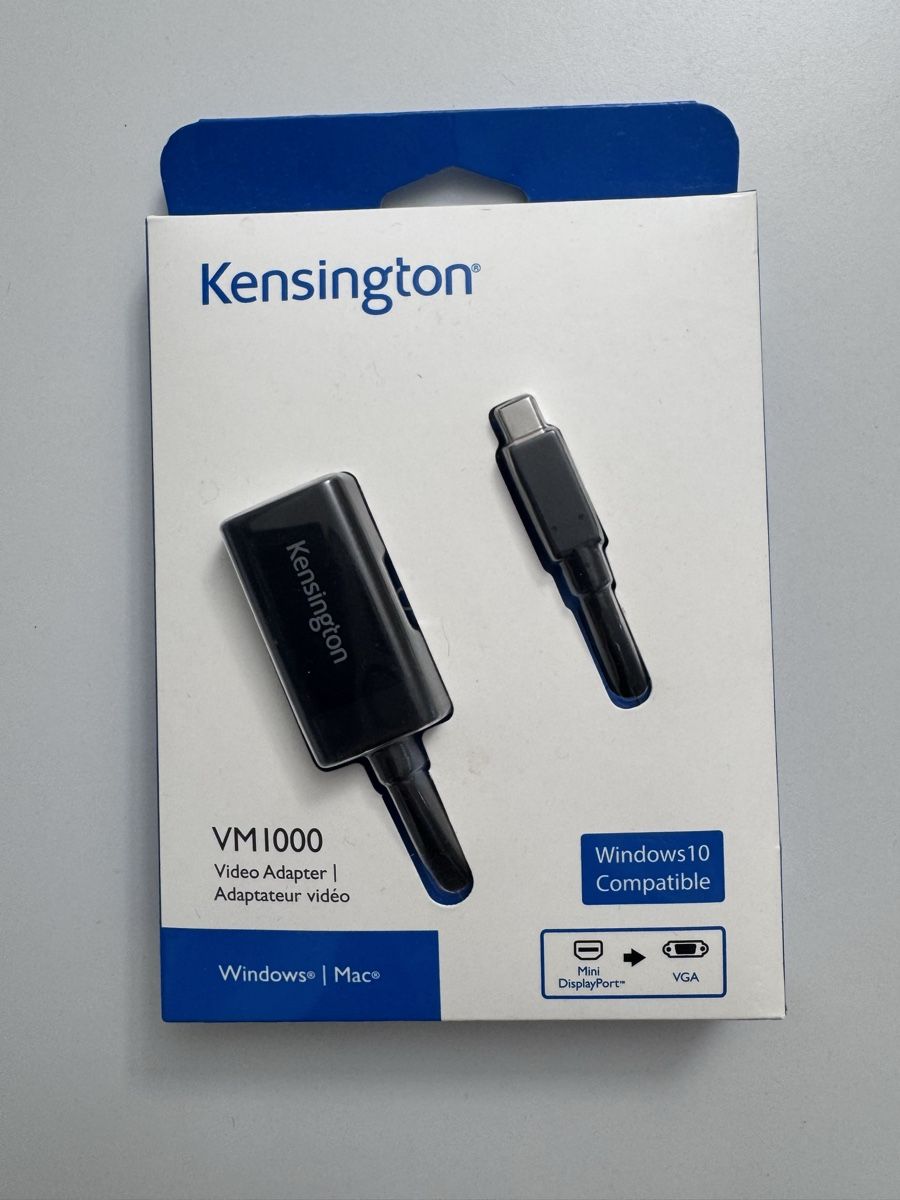 Kensington Laufwerke & Adapter: Kensington VM1000 Video Adapter - neu – Neu und originalverpackt aus Thalwil von Mapago