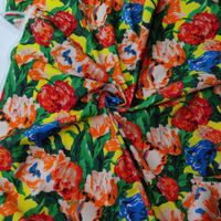 Italienische top Baumwolle Stretch 1.50x1x45m Campo di fiori
