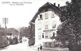 AK SELZACH BÄCKEREI E. KOCHER FELDPOST um 1918