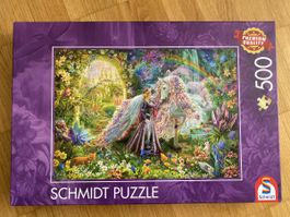 Schmidt Puzzle Einhorn 500 Teile neuwertiger Zustand