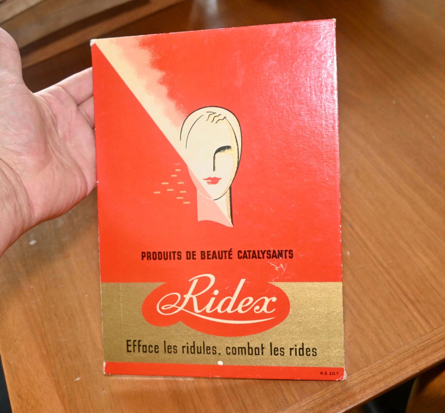 Foto & Immagini: VINTAGE Kartonständer Werbedisplay RIDEX beauté – Usato da Pfaffhausen venduto da mono_rec 1