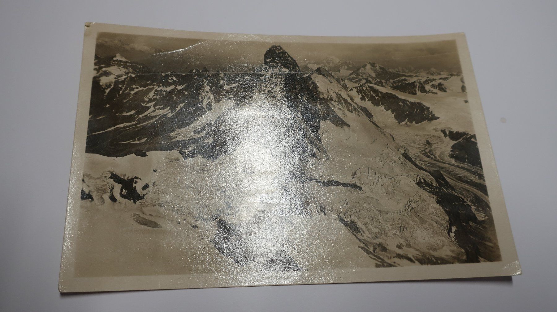 Cartoline postali: Cervin et glacier de Zmutt  1935 – Usato da Cormoret venduto da Pascalll2001 1
