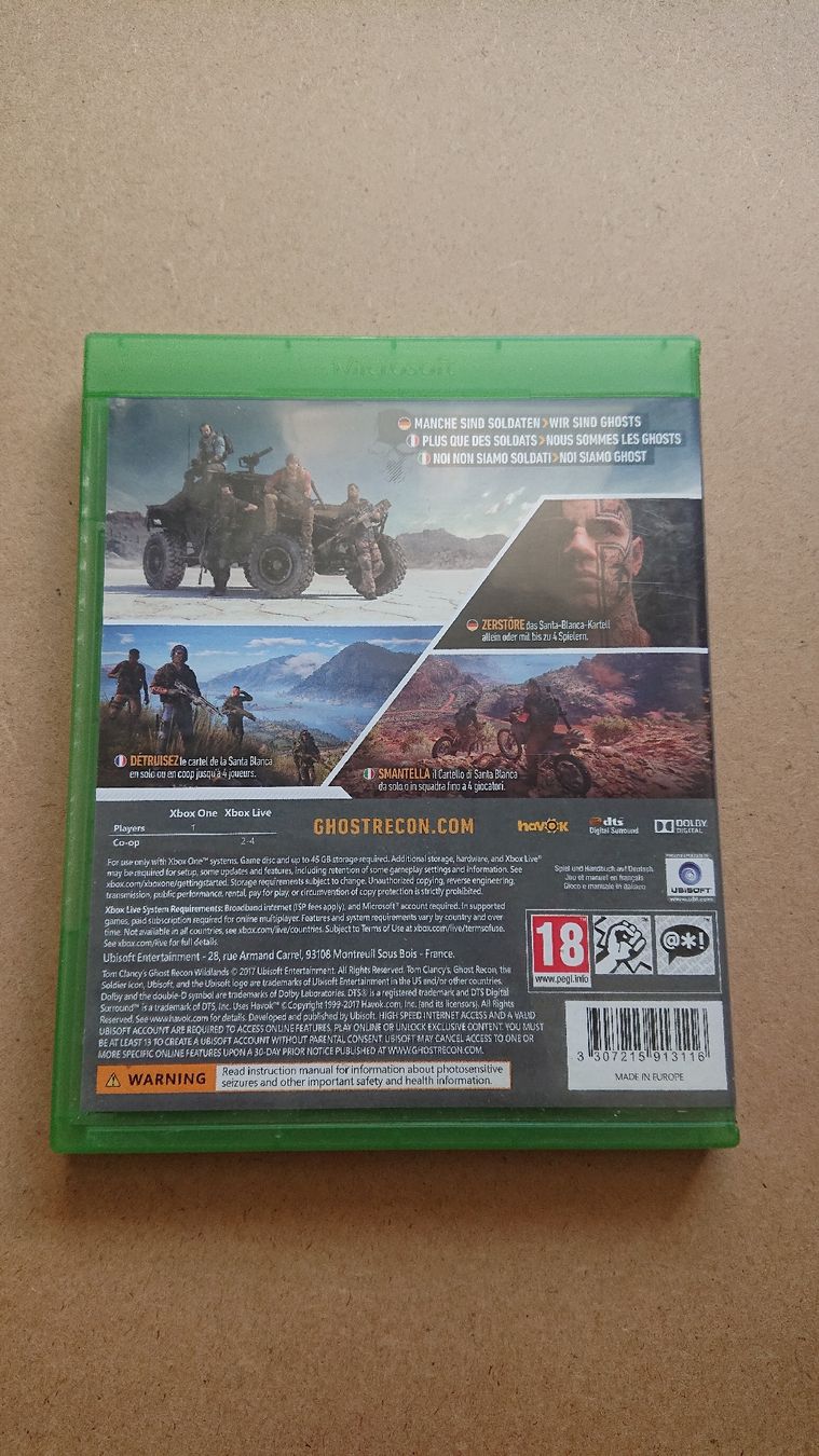 Giochi: Tom Clancys Ghost Recon Wildlands Xbox One  – Usato da Chur venduto da FreakofRarity 1