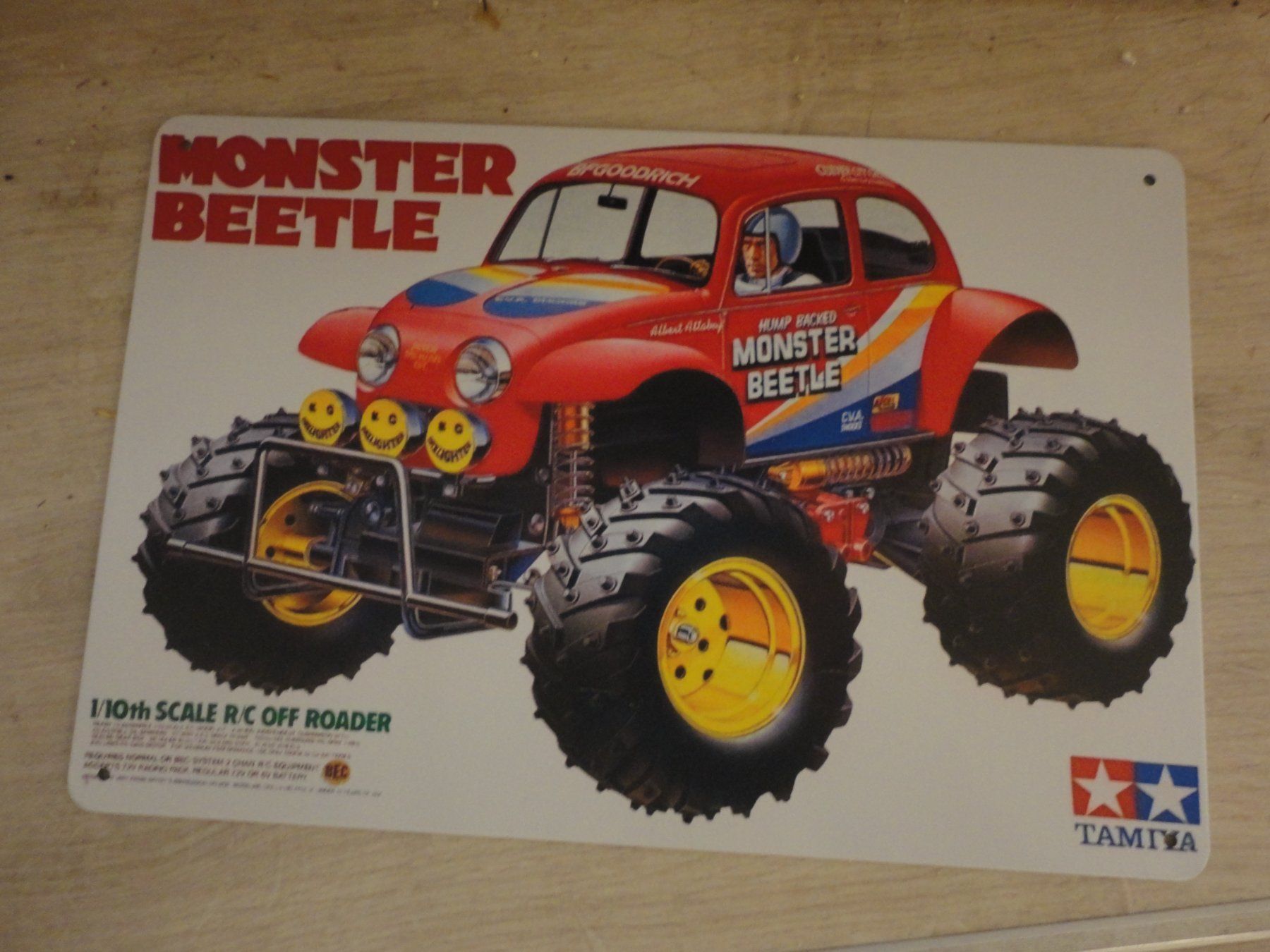 Modellismo RC: Blechschild, cooler Hingucker! Retro! – Nuovo e nell'imballaggio originale da Horgen venduto da RcModell 1