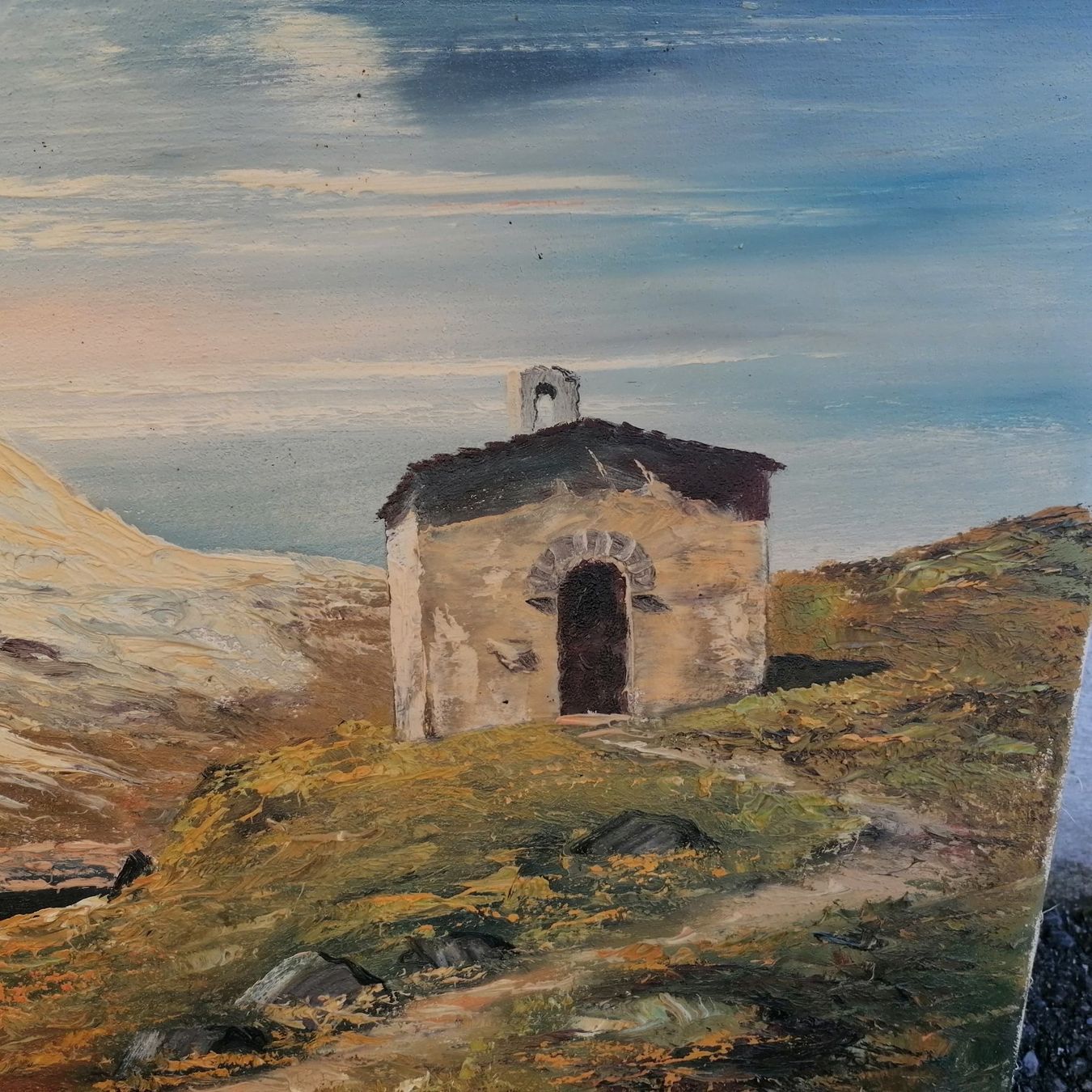 Dipinti: ZERMATT. Chapelle de Findeln con Cervino – Usato da Mendrisio venduto da Accamuta 3