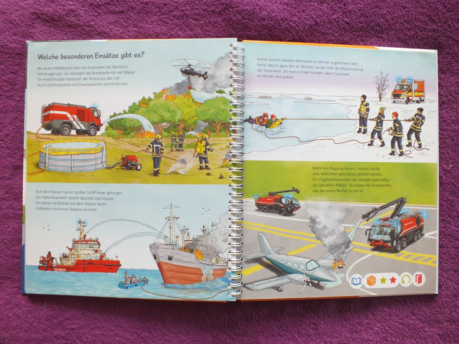 Bücher: Tiptoi Buch - bei der Feuerwehr – Gebraucht aus Müllheim Dorf von Seeeule01 7