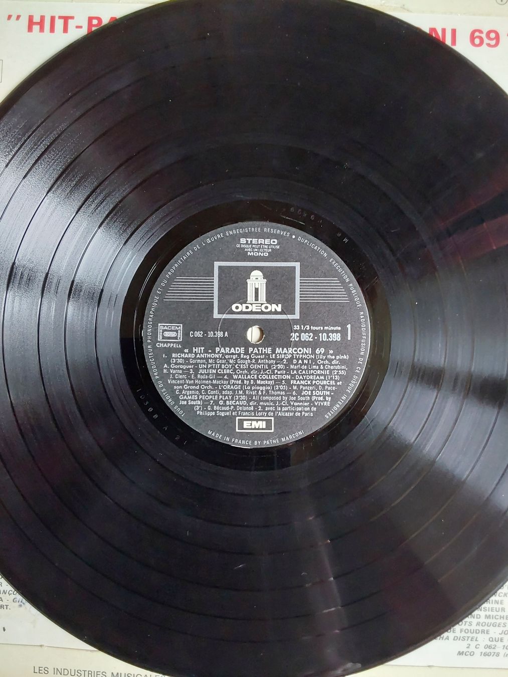 Schallplatten: Vinyl LP Hit-Parade Pathé Marconi 69 - Compilation – Gebraucht aus Villeret von Fil11 2