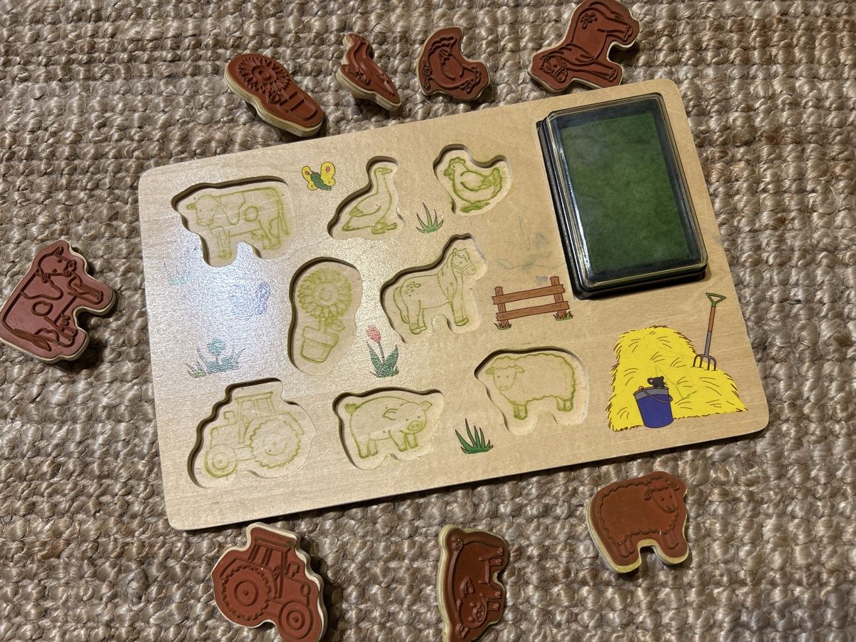 Puzzle: Holzpuzzle Bauernhoftiere – Usato da Dottikon venduto da cimar 3