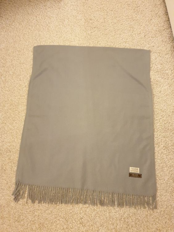 Superdry Grande Écharpe Gris Chiné Neuve Homme