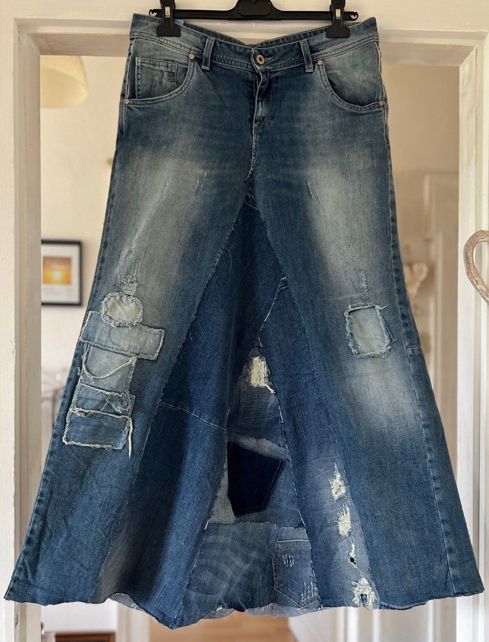 Jupes: JUPE JEANS HANDMADE! M – Neuf avec emballage d'origine à Locarno par NicoNion 1
