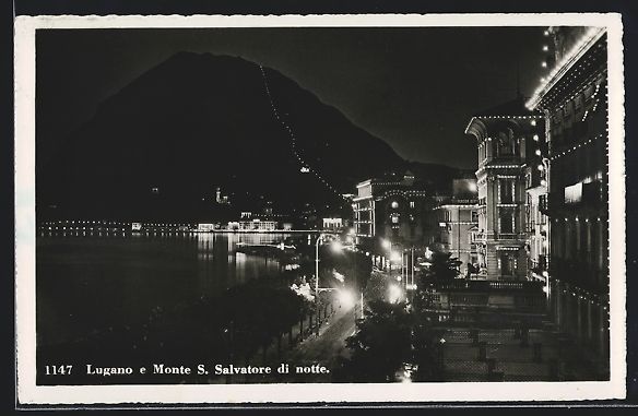 Cartoline postali: Lugano, Lugano e Monte S. Salvatore di n – Usato da Berlin venduto da bartko-reher