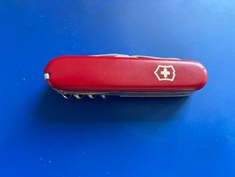 Victorinox Messer mit Werbung auf Klinge