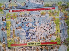Puzzle Marino Degano, Polar Habitat, 1000 Teile, Funky Zoo