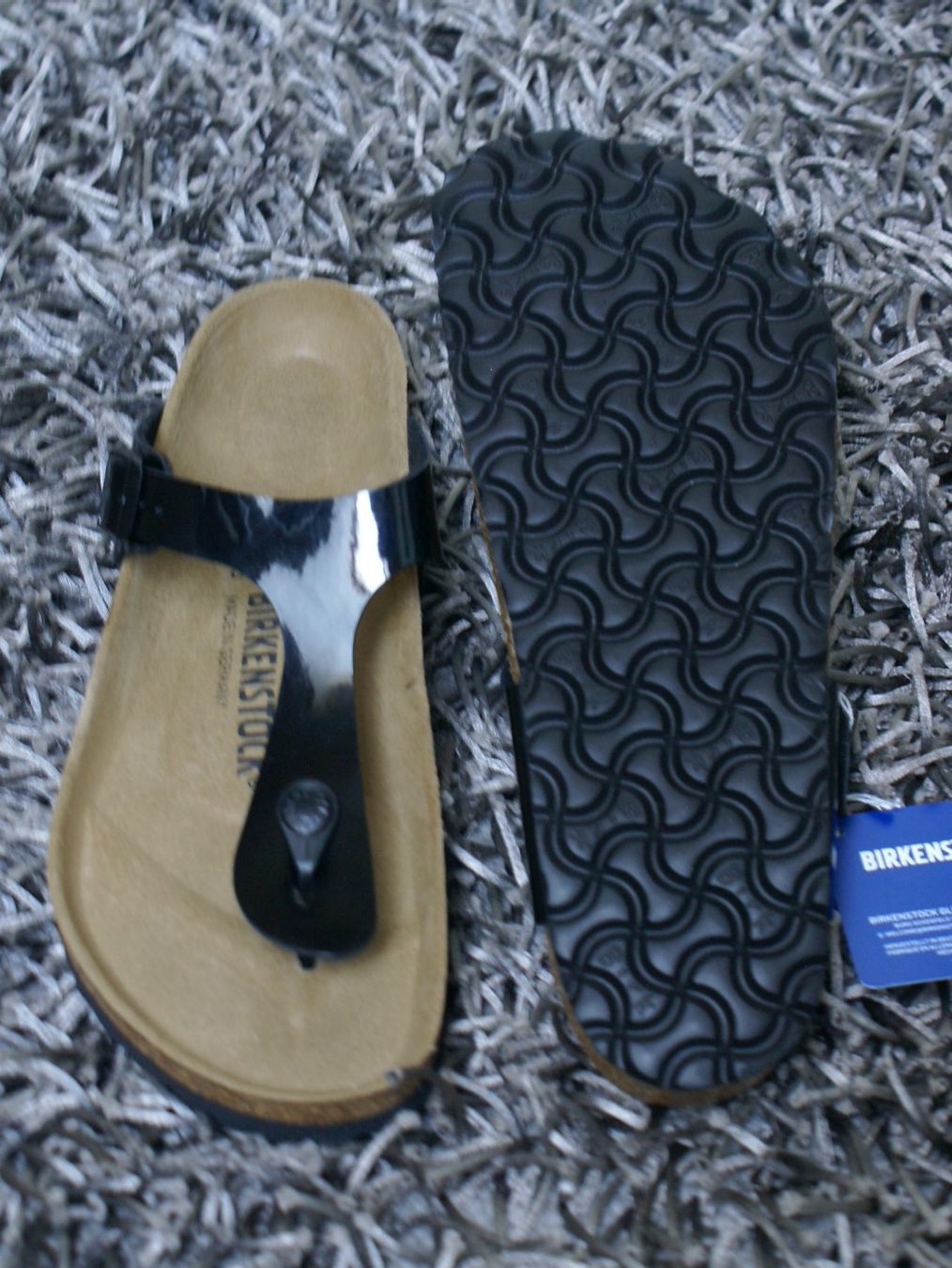 Birkenstock Scarpe da donna: Birkenstock, Gizeh, Gr. 40, schwarz, NEU – Nuovo e nell'imballaggio originale da Wattwil venduto da glueck 3