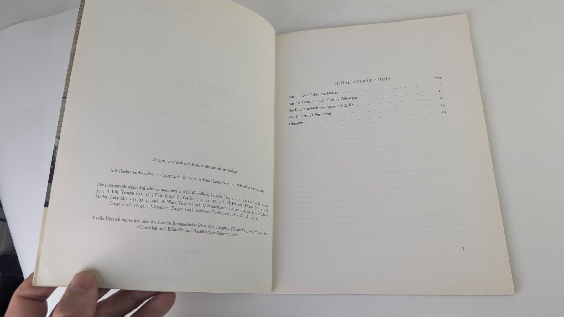Libri: Schweizer Heimatbücher: Trogen 1971 – Usato da Zürich venduto da axolottchen 4