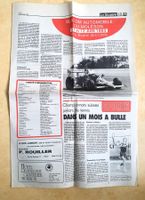 Slalom Automobile du Moléson juin 1983, La Gruyère programme
