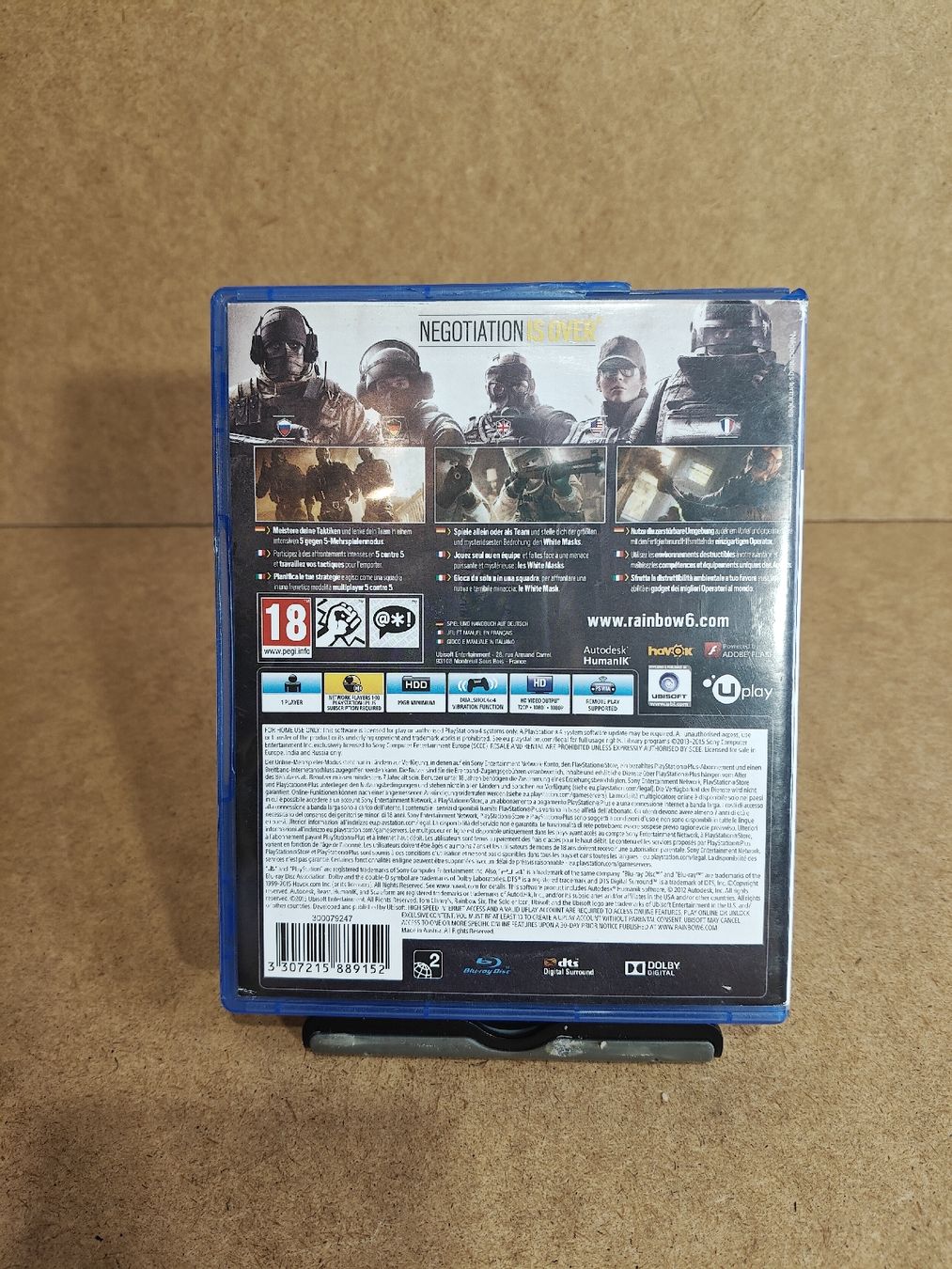 Sony Giochi: PS4 Rainbow Six Siege-Spiel – Usato da Luzern venduto da MWi_9xw5 1