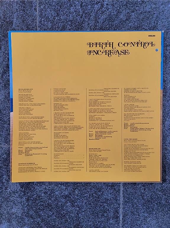 Dischi in vinile: Birth Control Increase LP 1977 Brain Records DE Krautrock – Usato da Buchrain venduto da Nicben187 3