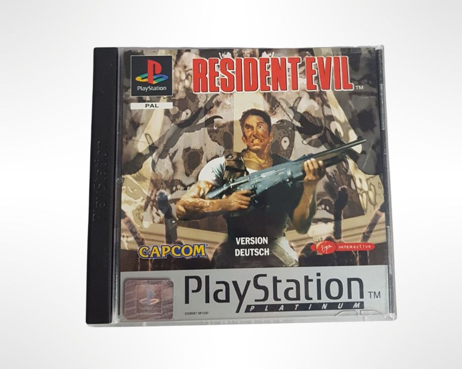 Jaquette Arrière PS1 Resident Evil 2 Platinum (PlayStation 1) état Correct