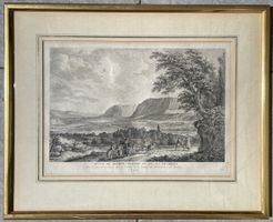 2e Vue de Motiers-Travers gravure JJ Rousseau