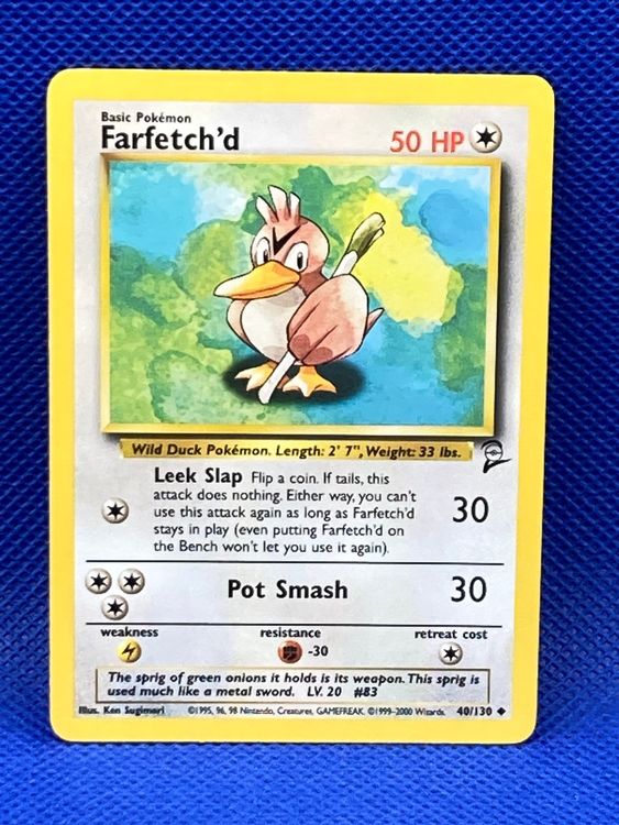 Pokmon Farfetch'd Card Pokemon Farfetch'd Card - 68/108 Rare From XY  Evolutions Trading Card Game Original 150 Pokemon