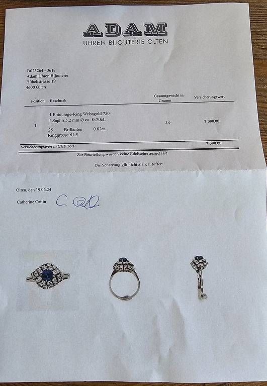 Anelli: Saphirring – Usato da Obergösgen venduto da Chregi720 4