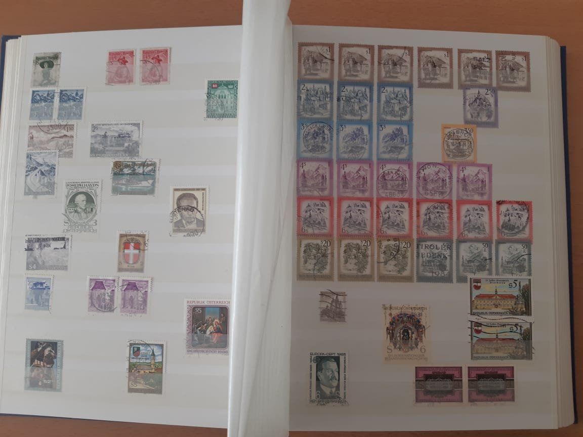 Alle Briefmarken: Album mit Inernat. Briefmarkensammlung – Gebraucht aus Dulliken von Airliner2