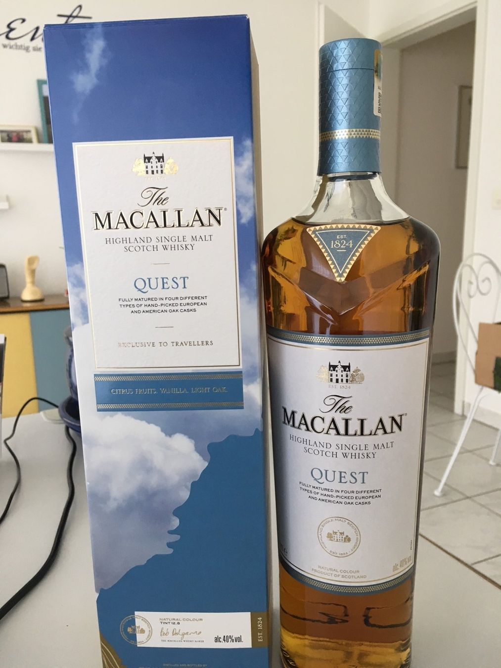 Macallan Spirituosen: Macallan Quest 1.0 lt – Neu und originalverpackt aus Aarwangen von concorde58