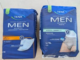 2 Pack, 1x Windeleinlagen und 1x Windelhosen für Men