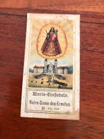 Antike Andachtskarte Maria-Einsiedeln Notre-Dame-des-Ermites
