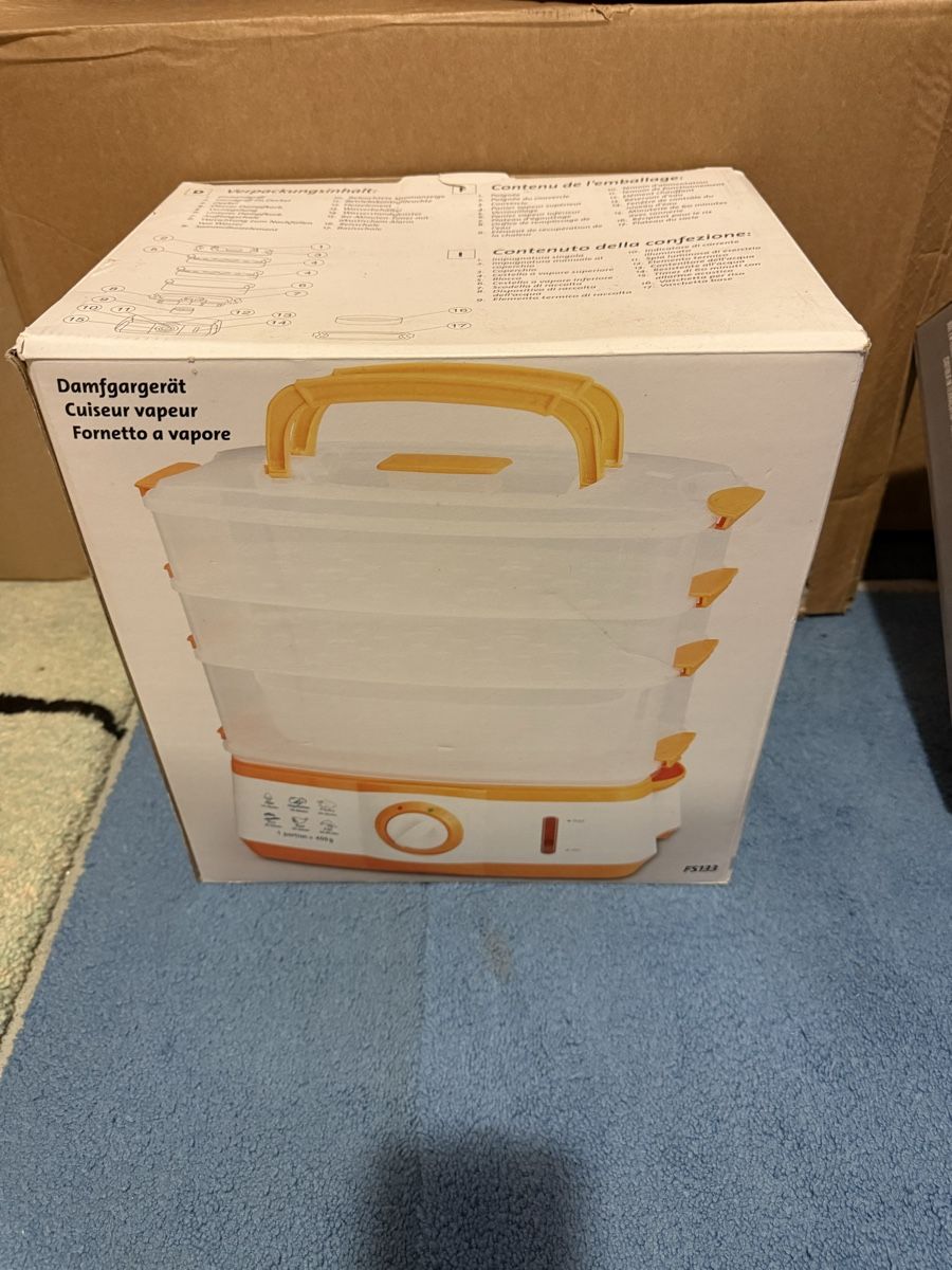Elettrodomestici da cucina: Dampfgarer Faltbar neu mit Verpackung – Nuovo e nell'imballaggio originale da Oberbuchsiten venduto da Leopard95