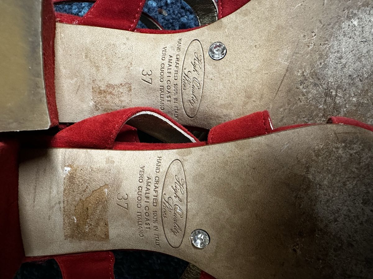 Damenschuhe: Tanzschuh- Leder/rot – Gebraucht aus Hausen AG von Nah5yj 1