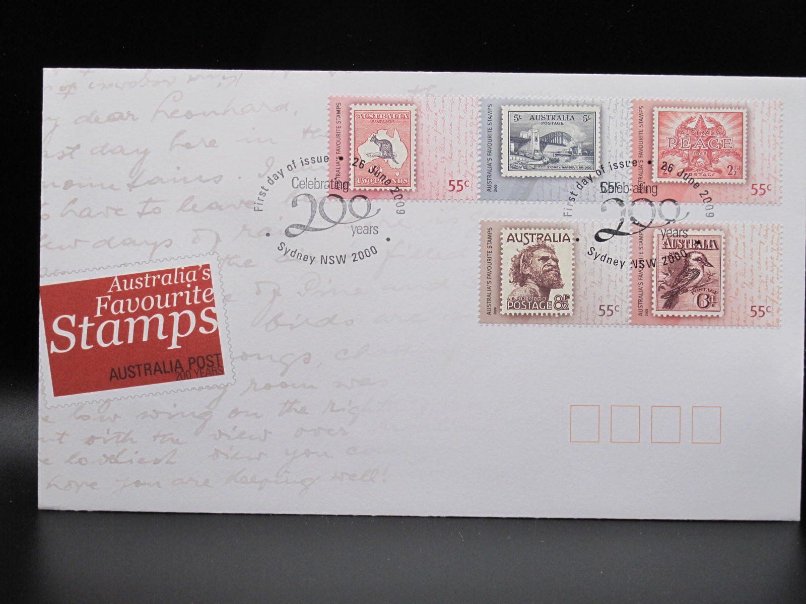 Alle Briefmarken: Australia 2009 Favourite stamps FDC – Gebraucht aus Wil SG von fva01
