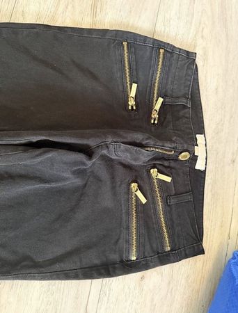 Damen Hose schwarz mit Reissverschluss Michael Kors