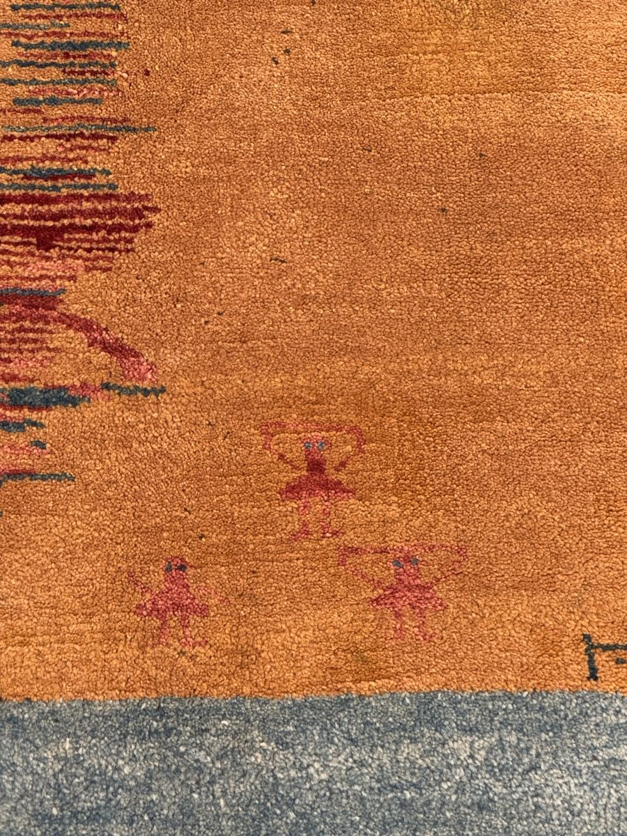 Tapis: Gabbeh Orange/Blau – D'occasion à Liestal par galerie_nategh 6