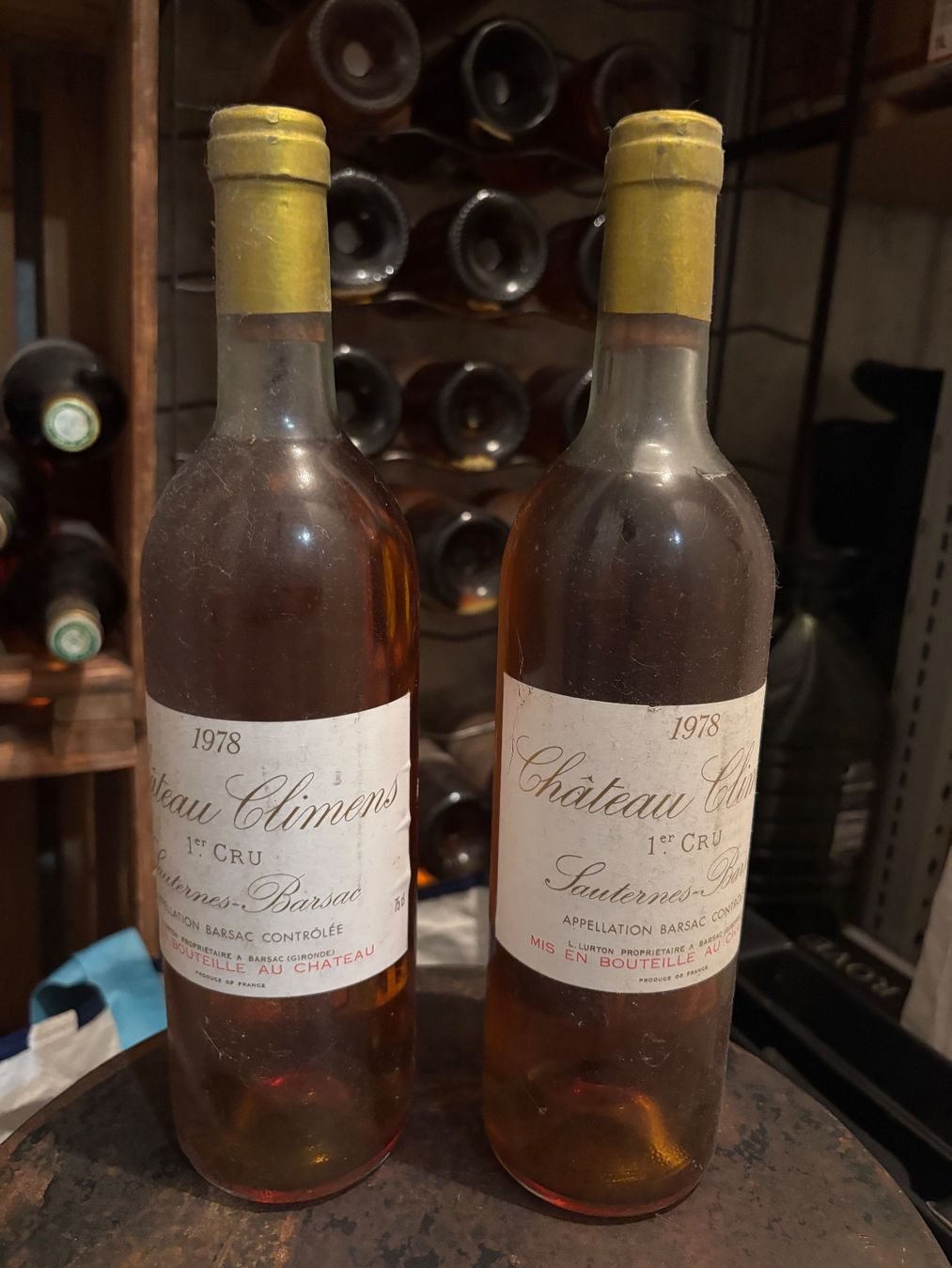 Vino: 2 Flaschen Chateau Climens 1978, 75cl – Usato da Rütihof venduto da Yaro22