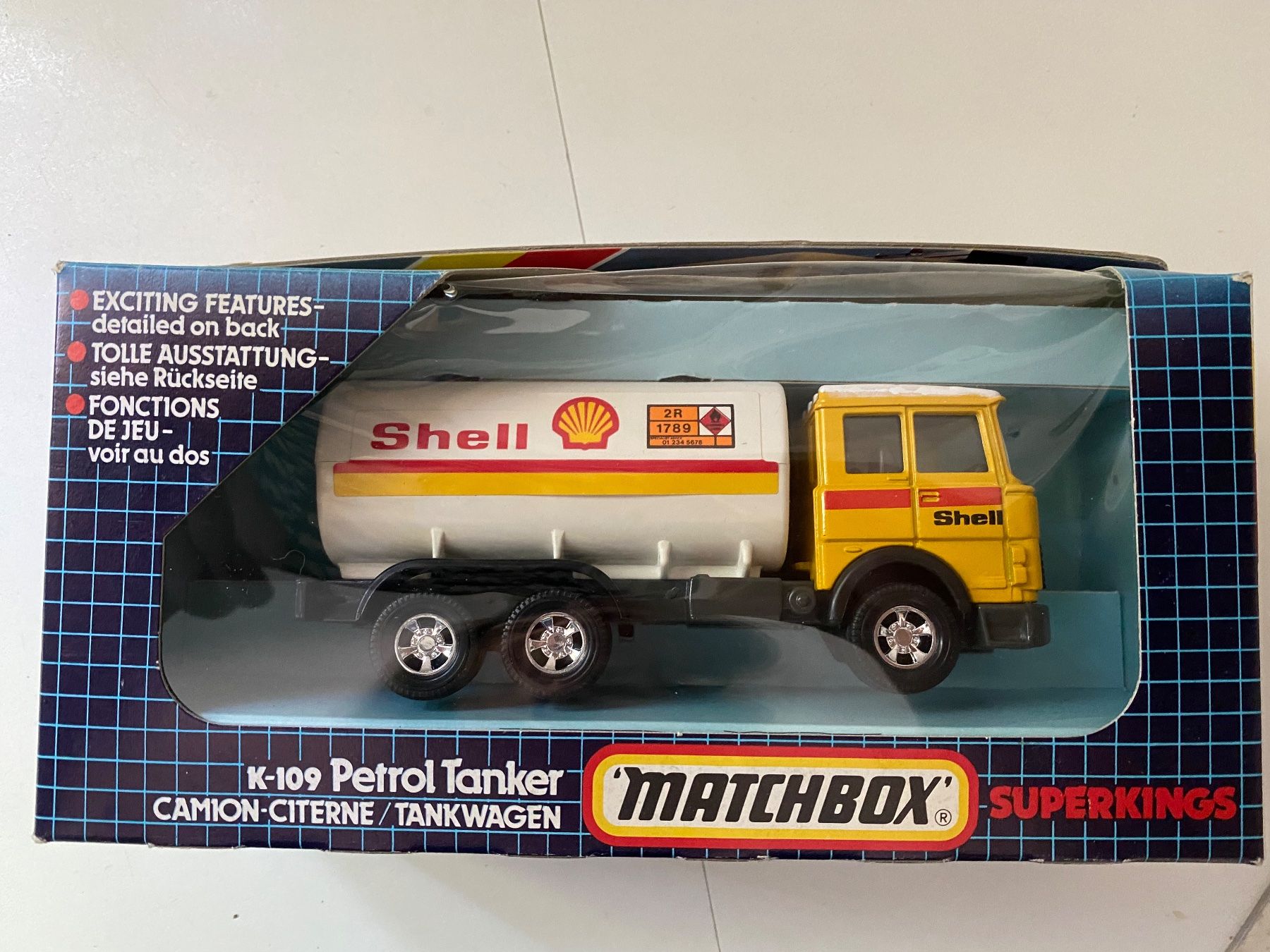 Matchbox Modellini d'auto: MATCHBOX K-109 Shell Tankwagen – Nuovo e nell'imballaggio originale da Zürich venduto da DidierTG