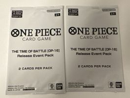 One Piece TCG OP-16 Time of Battle Release Event Pack (2x)