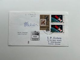 MIR Sojus TM-12 Startbeleg 18.5.91 mit OU Helen Sharman (UK)