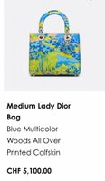 Lady Dior Tasche limitiert, ganz neu mit Quittung