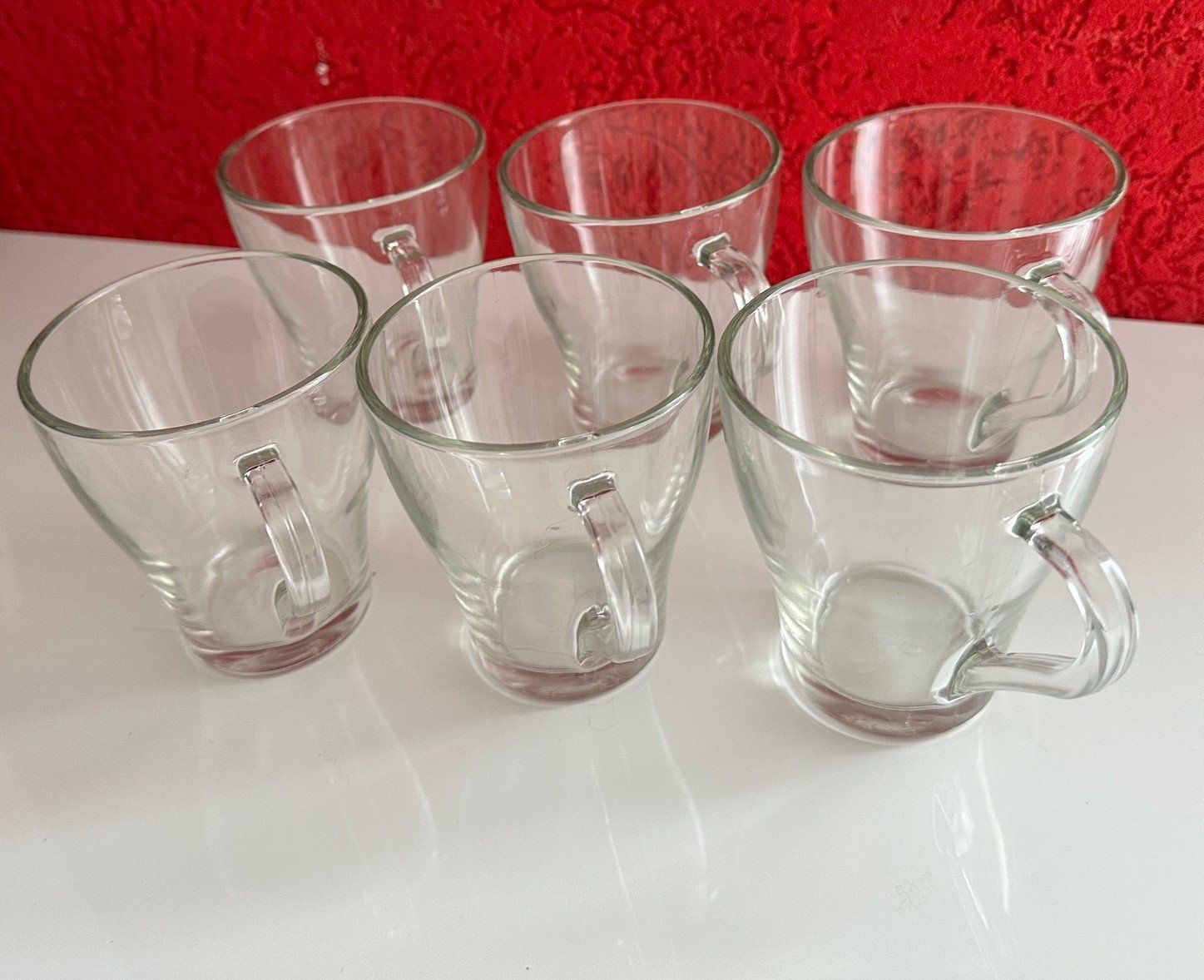 Gläser: 6 Stk. Kaffeegläser Teegläser transparent – Gebraucht aus Abtwil AG von MaVo.0710