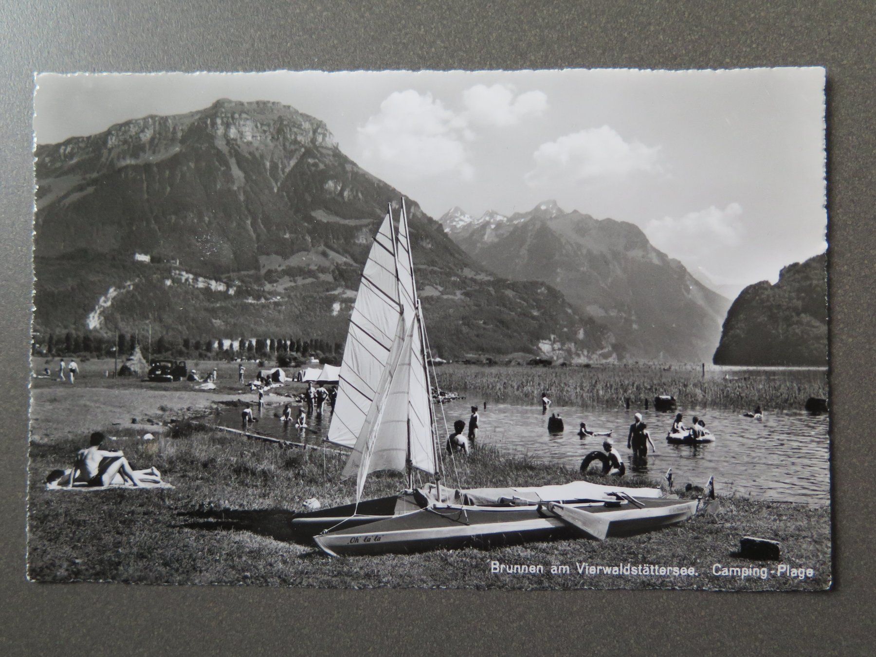 Cartes postales: BRUNNEN - CAMPING - PLAGE – D'occasion à Wittenbach par lipasal