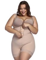 Bodysuit minceur femme à entrejambe ouvert Plus Size 6XL
