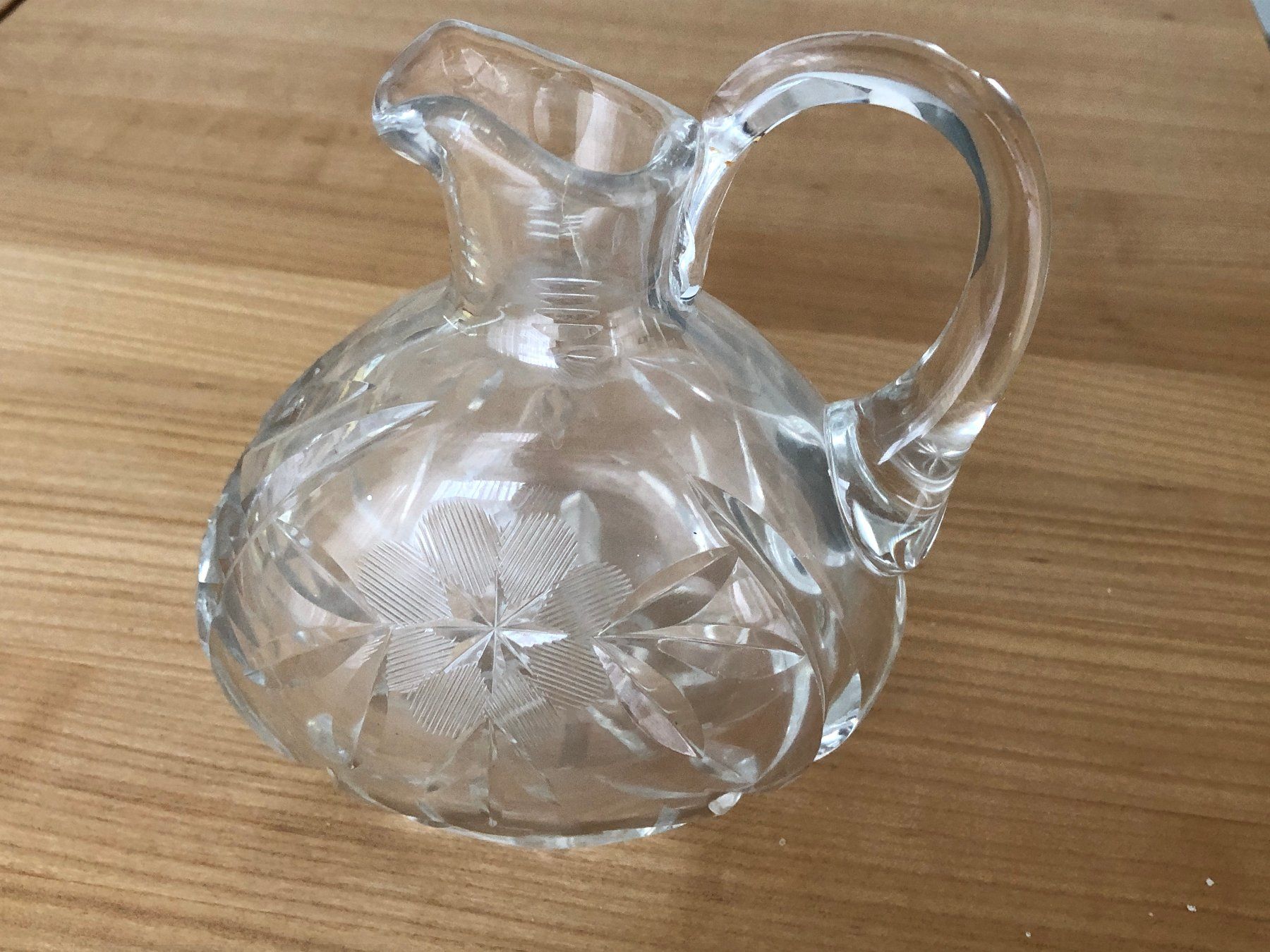 Caraffe: Wunderschöne, kleine Kristallglas-Karaffe – Usato da Eschenz venduto da glaro14 1