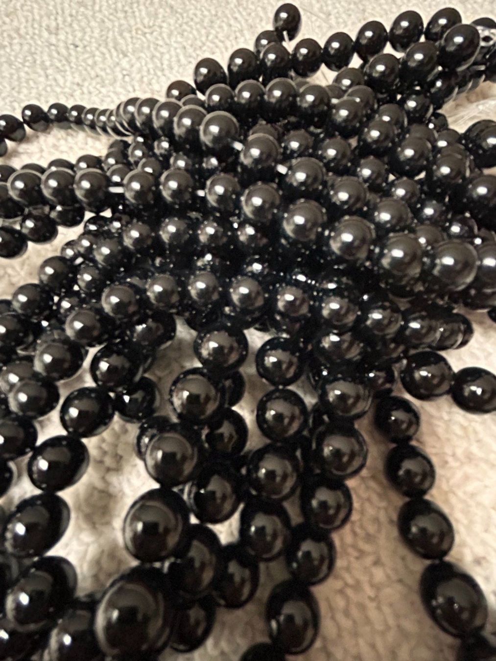 Minerali & Pietre curative: Strang echte Onyx Kugeln / stone beads 8 mm – Nuovo (secondo la descrizione) da Niederrohrdorf venduto da Ytobi 2