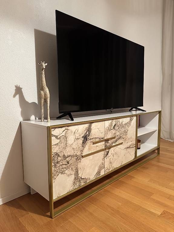 Meubles TV: TV Möbel Marmoroptik/Gold – Neuf avec emballage d'origine à Brittnau par nwo_xzp6 1