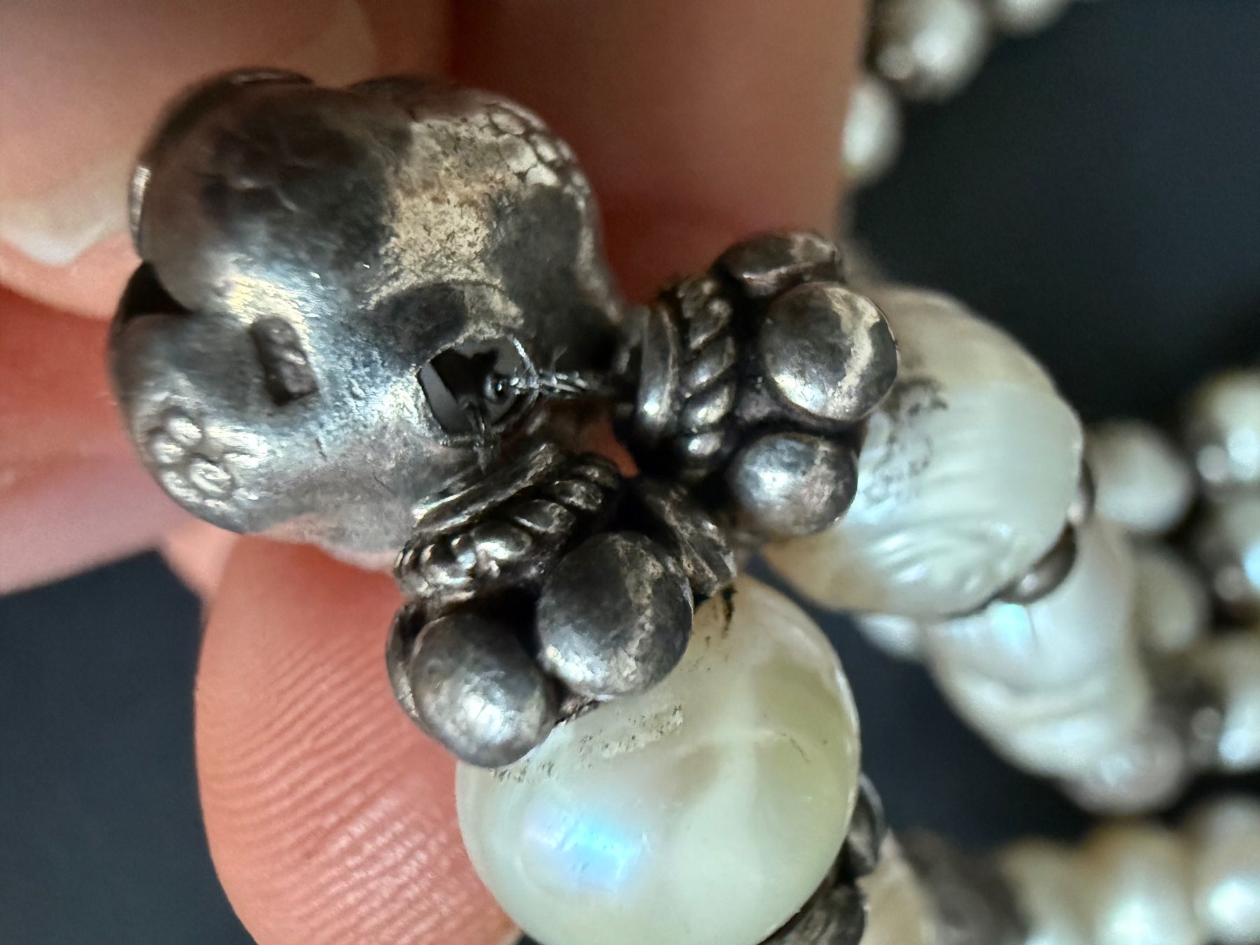 Catenine: Lange echte Perlen Kette mit Silber 925 – Usato da Spiegel b. Bern venduto da Rogger72 4